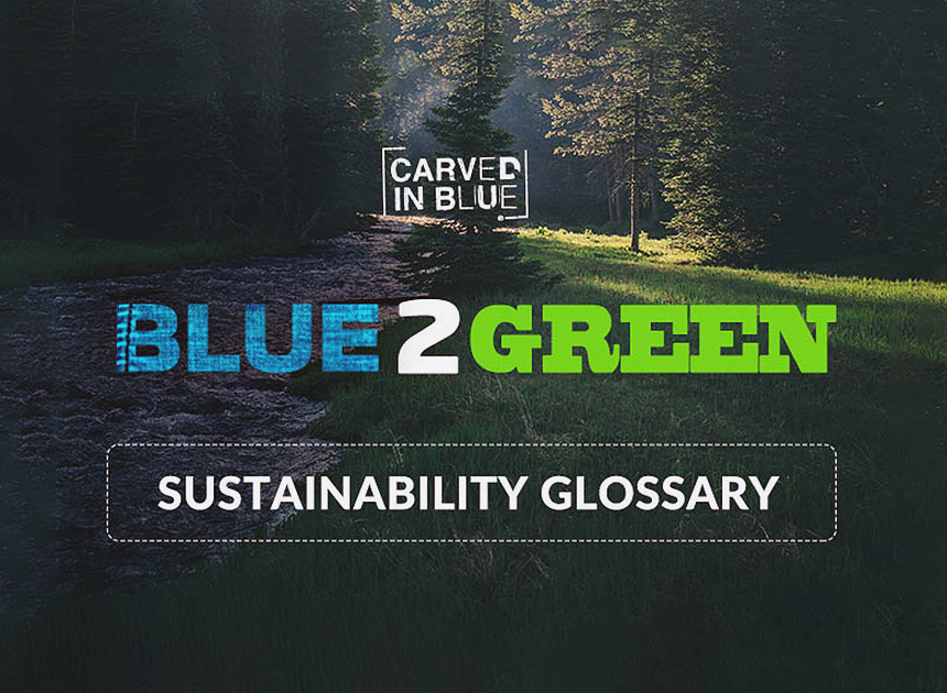 Blue 2 Green: Sustainability Glossary